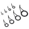 16Pcs Single Leg Ceramic Rings Fishing Casting Poles Guides Set Fishing Rod Guide Tip Circle Rings Eye Easy to Use