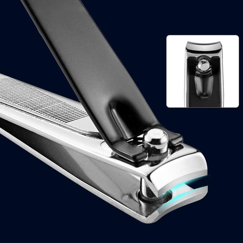 Nail Art Clippers i rustfritt stål Manikyr Filer Fingerneglekutter Nail Nipper Tånegletrimmer Neglesaks