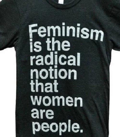 Feminism is the radical notion that women are people T shirt Tee Unisex all size XS