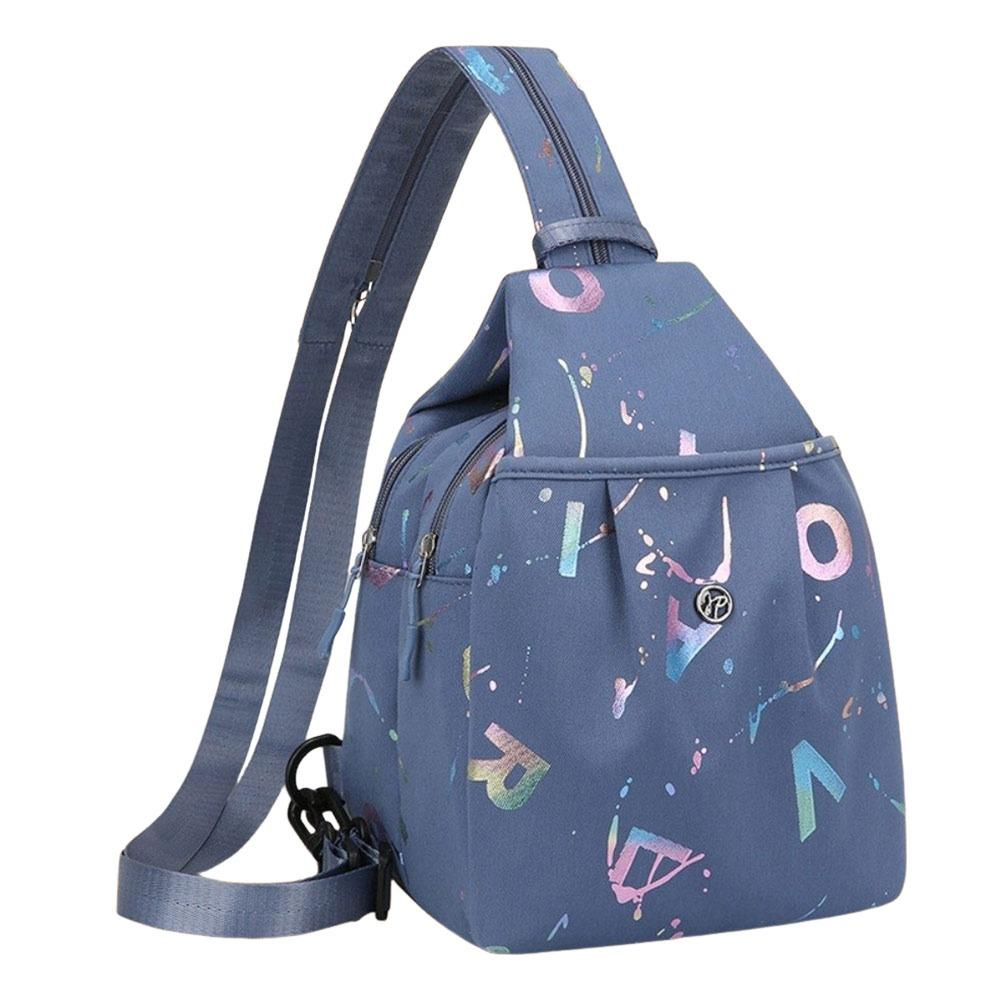 New Oxford Fabric Backpack Multi Layer Large Capacity Chest Bags Multi-purpose Waterproof Shoulder Bag Outdoor Hiking