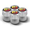 4Pcs Car Wheel Tire Valve Caps Air Stem Lavida Rline Tyre Plug for Abarth Punto 500x Stilo Ducato Palio Bravo Doblo Fiat Accessories