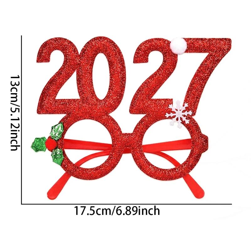 Creative Christmas Star Headband 1/4Pcs Color Strip Design Suitable for 2027 New Year Eve Party Decoration