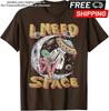 Lustiges Alien Ich brauche Platz Retro Grafik T-Shirt Vintage Unisex T-Shirt