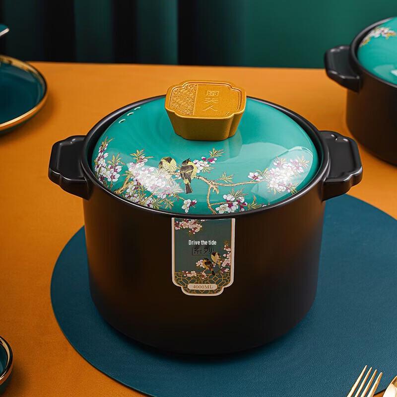 CHOFOREN 4L Ceramic Stew Soup Pot