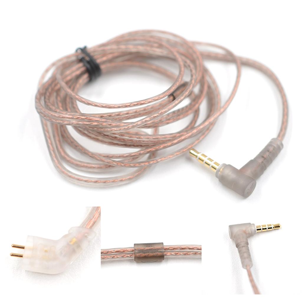Upgraded 0.75mm Earphone Cord Wires for ZST/ZSR/ED12/ES3/ZS10/ZSN/ZSNPRO Earphone Accessory Clear Sound Transmission