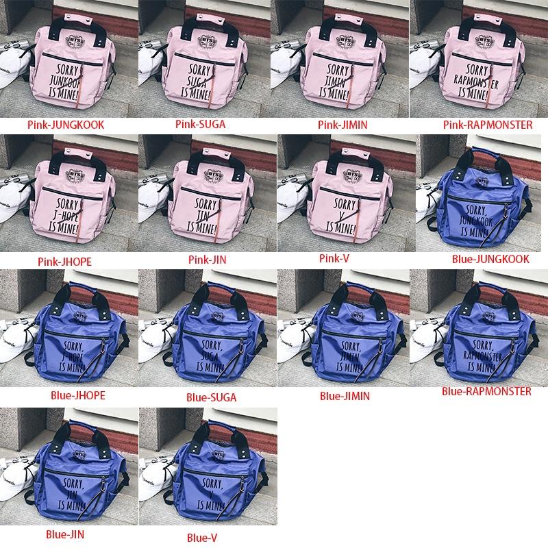 Kpop Bts Backpack Bangtan Wings Bag Cute Shoulder Book Bag For Stylish School Days