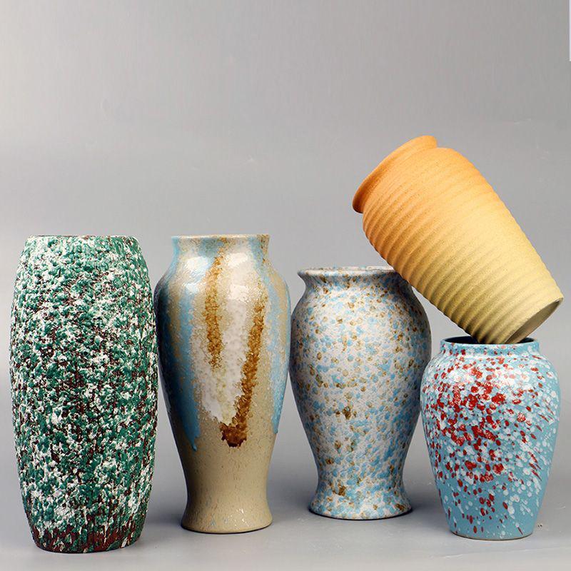 Retro čínská keramická váza: Dekorativní váza na květiny nebo pro hydroponii