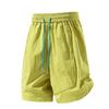 Youth Summer Shorts: Couples' Loose-Fit Casual Straight-Leg Sports Cropped Shorts