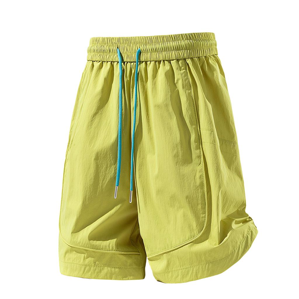 Youth Summer Shorts: Couples' Loose-Fit Casual Straight-Leg Sports Cropped Shorts