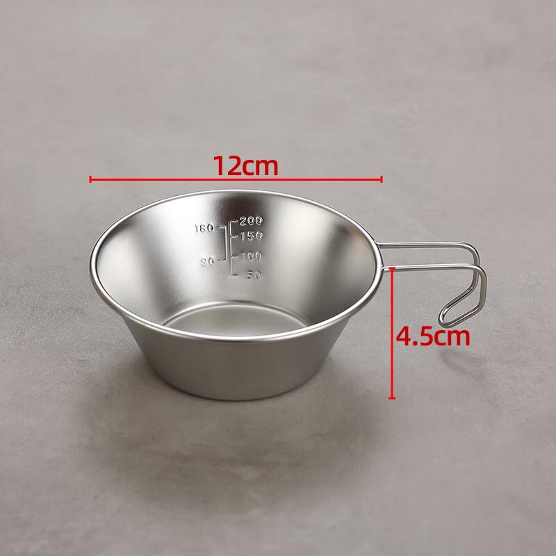 Dajujiang Outdoor Stainless Steel Sierra Camping Bowl