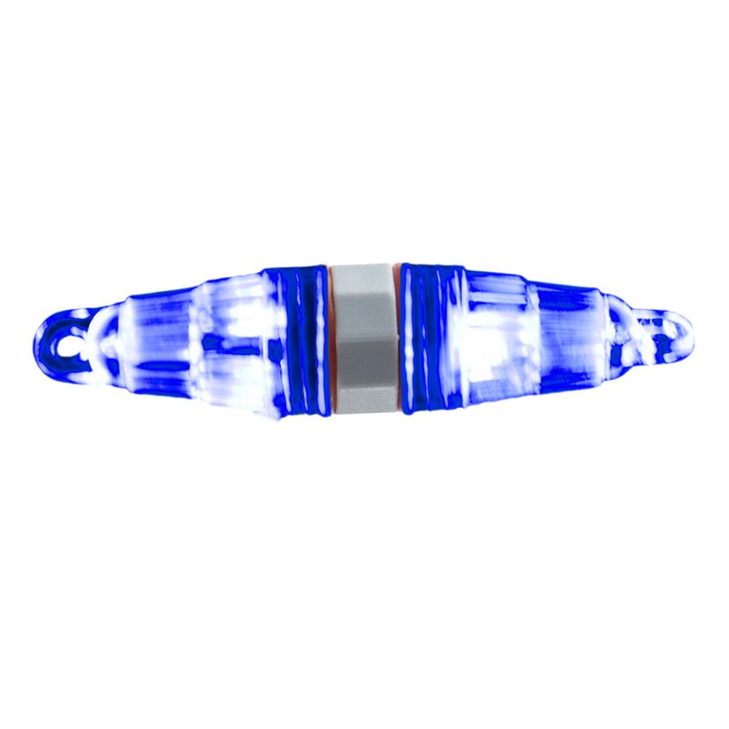 Underwater Light 3Inch Deep Drop Attractive Light Bait Lure Lamp Energy Saving Double Head Light Fishing Flashing Light