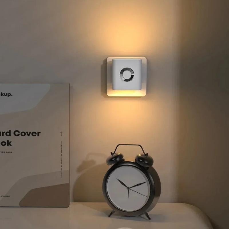 Eu Plug Led Motion Sensor Wall Lamp 120° Wide Angle Warm White Night Light For Stairs Bedrooms Hallways - Eye Protection