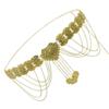 Hollowed Coin Waist Chain Lady Dress Chain Ethnic Waist Jewelry Accessory Aesthetic Chain Belt Party Waist Decoration