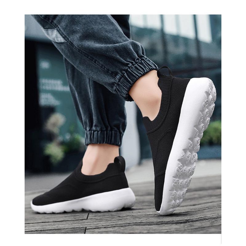 Lightweight Breathable Mesh Slip-On Walking Shoes Casual Comfortable Sneakers for Men Women