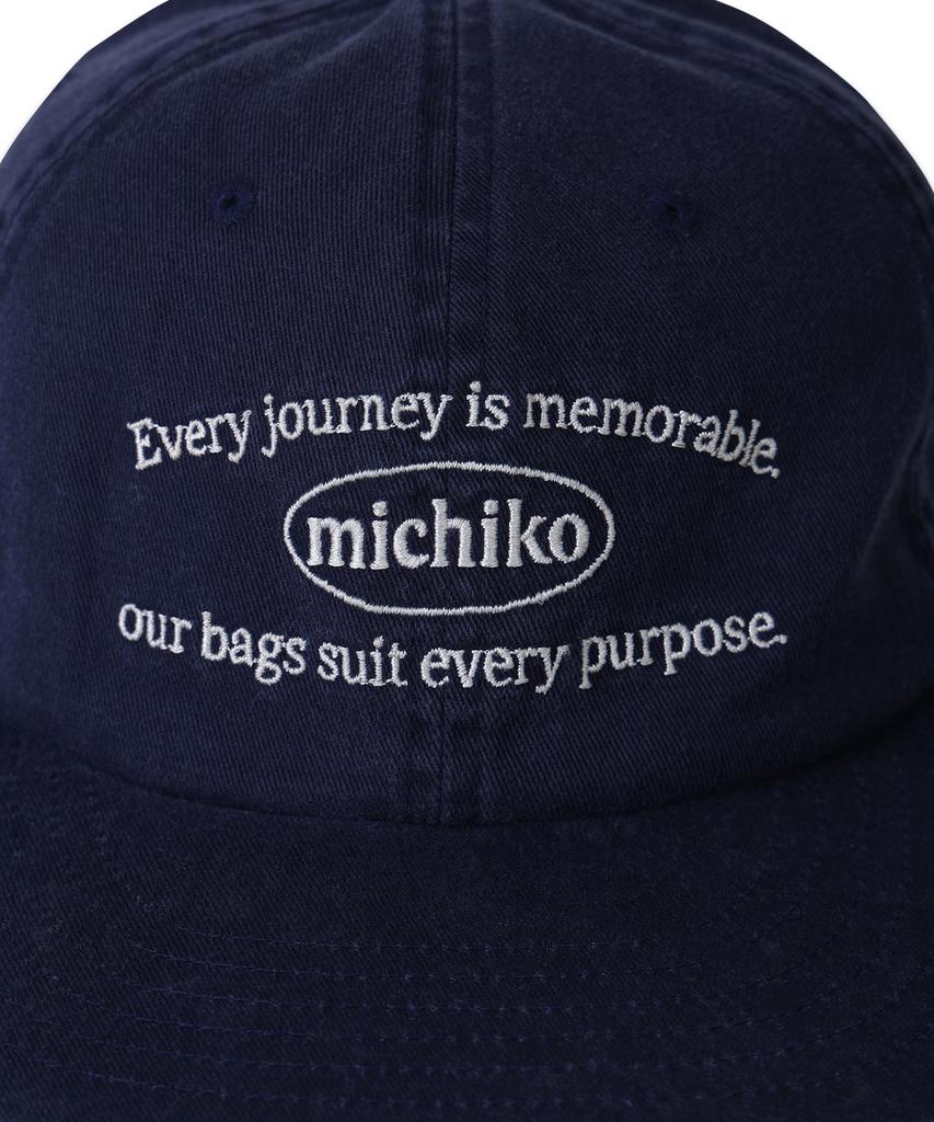 Michikoleondeonkosino Washed Cotton Camp Cap Navy