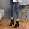 Fashion Studded Booties Heeled Very High Heels Ankle Boots for Women Sexy Designer Luxury On Promotion Y2k Goth Hot Pu Woman Short Shoes