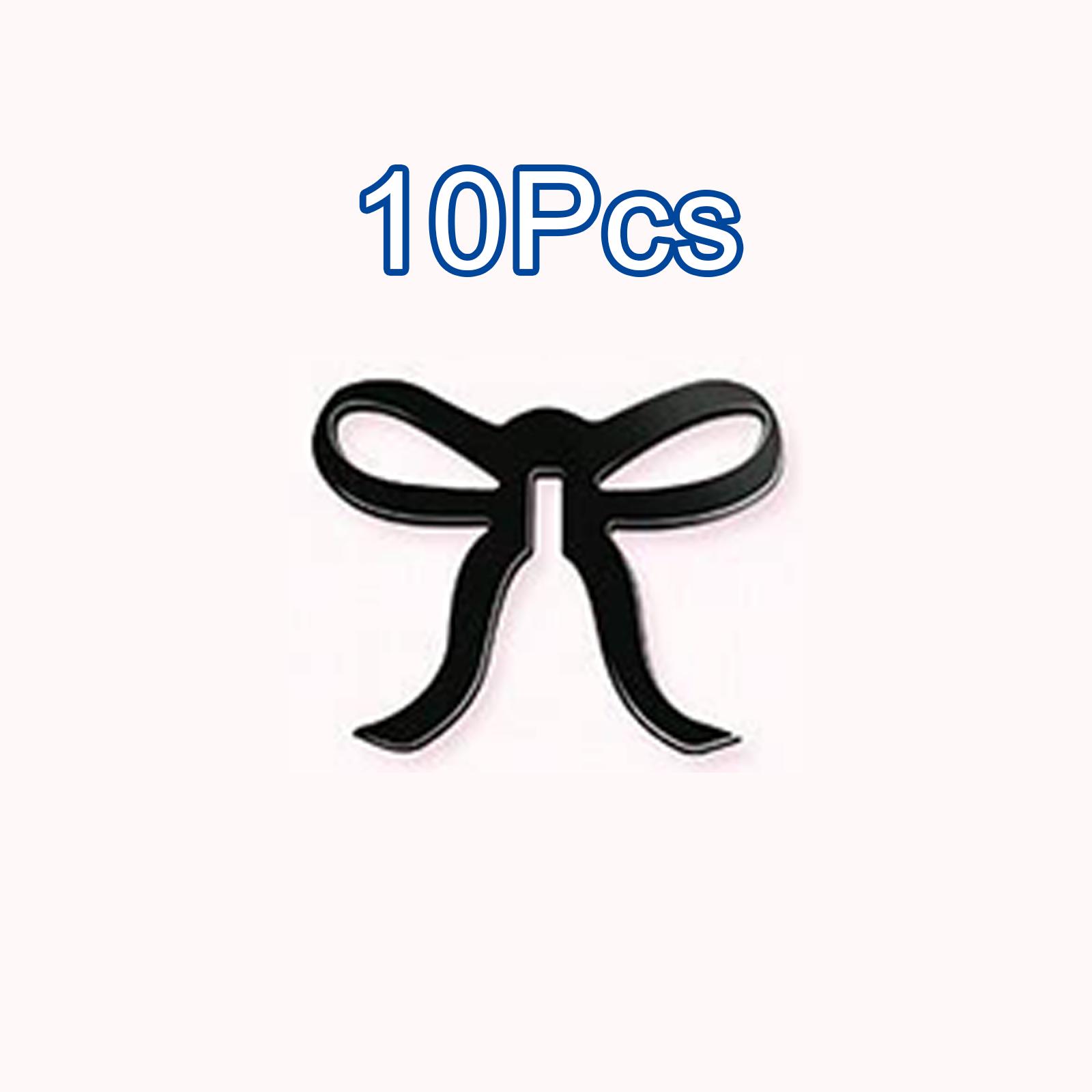 

10/20pcs Acrylic Bow Tag,Wine Charm,Champagne Charms, Acrylic Bows,Party Drink Tag, Bridal Shower Favors