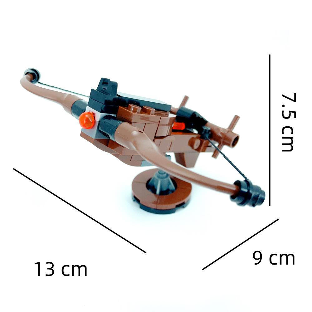 

Средневековый римский замок легион арбалет пистолет машина катапульта военное оружие строительный блок арбалет лук