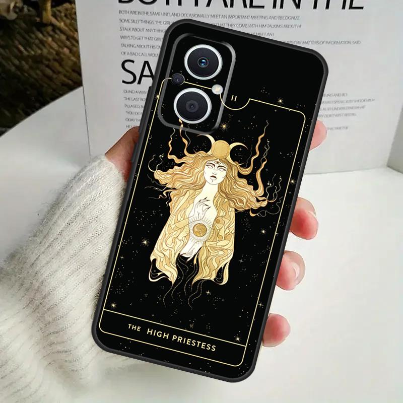 Witches moon Tarot Mystery totem Phone Case For OPPO Reno 14F 12F 12 11 13 F 10 Pro 8T 7 8 Lite OPPO Find X9 X8 X6 X5 Pro Cover