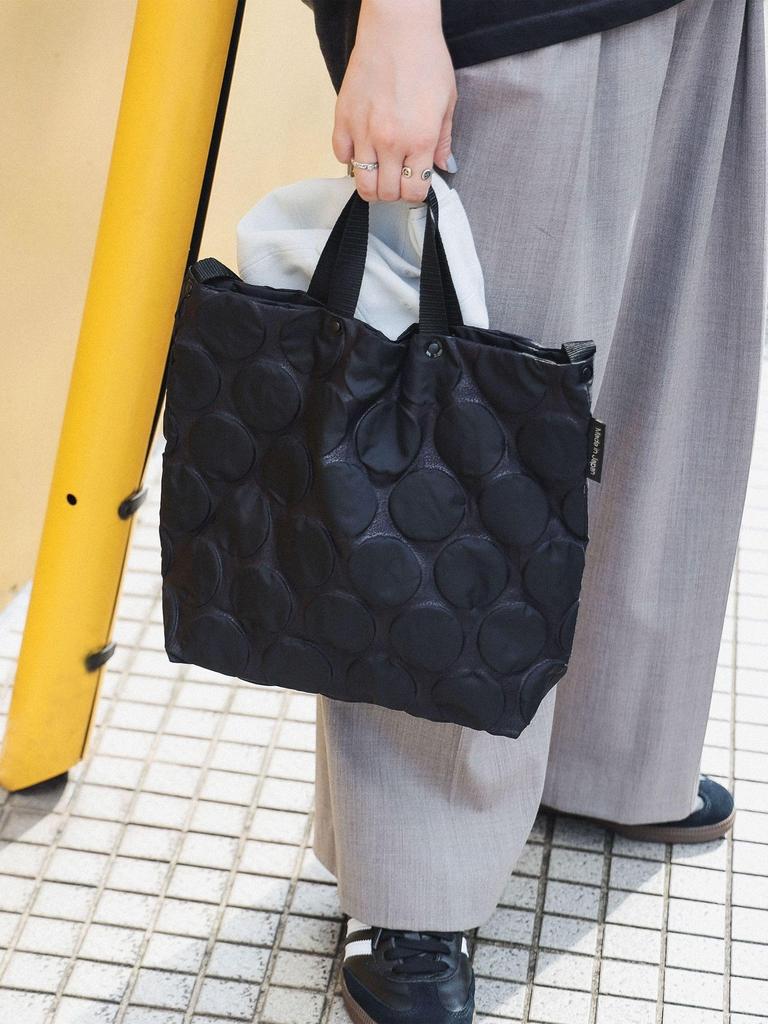 BEAMS BOY Shoulder Dot One 13610103443 BAG'n'NOUN Bag, Custom-Made Pattern, Women's, Black, Size,