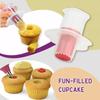 Fashion Kitchen Creative Cupcake Muffin Cake Corer Plunger Cutter Pastry Decorating Divider Model Stonego Home Kit