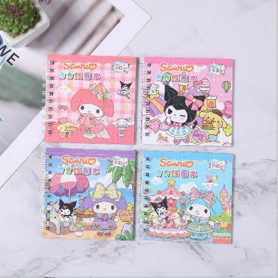 B Labubu Cartoon Mini Coil Notebook for Kids