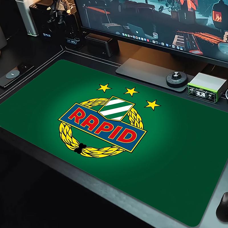 Sk Rapid Wien Mouse Pad Large Gaming Table Cushion Nonslip Laptop Tablet Big Mousepad Xxl Mat Mini Pc Playmat With Lock Edge