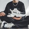 Herrenmode dicke Sohle Sportschuhe atmungsaktive Laufschuhe