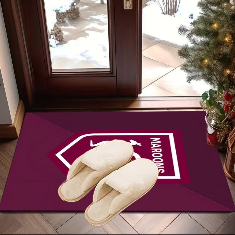 Australia Maroons Rugby Team Emblem Area Rug Office rug, Chair Rug, Decor Carpet Livingroom bedroom Mat, Large Size Fan gifts Christmas gifts