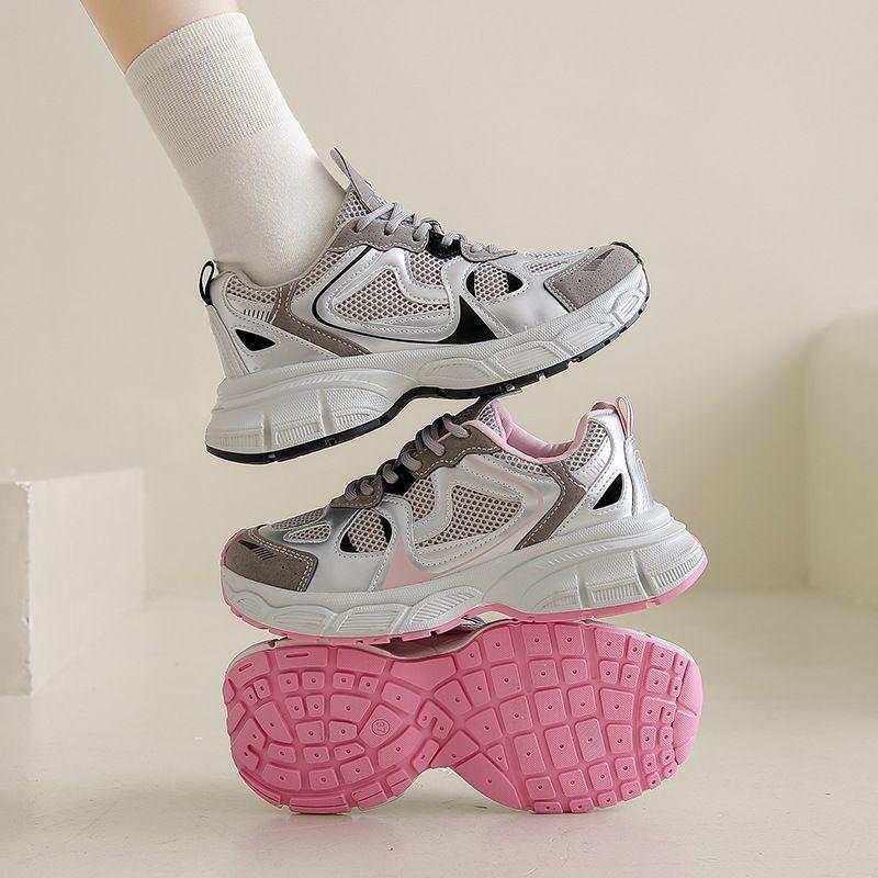 New dad shoes women's spring student sports running casual shoes platform heightening shoes women's shoes