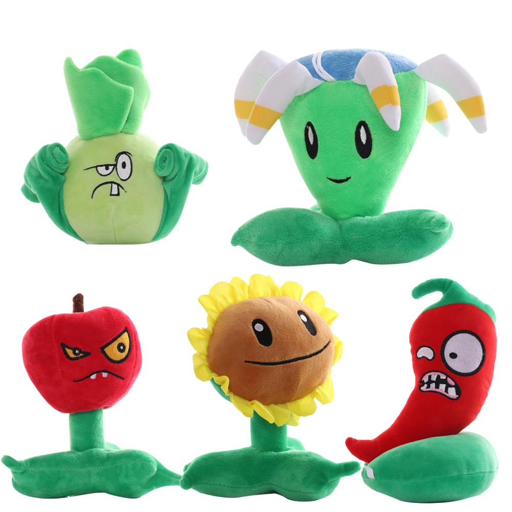 15cm Game PLANTS VS. ZOMBIES PVZ Soft Stuffed Toys Plant Cartoon Soft Plush Dolls Toy Plushie Doll Xmas Gift For Kids