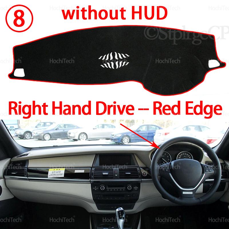 Dashboard Cover Avoid Light Anti-Slip Anti-dirty Mat Pad Sunshade Dashmat Protect for BMW X5 E70 X6 E71 2007-2013 LHD RHD