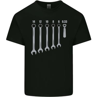 Beer Spanners Funny Mechanic Alcohol DIY Mens Cotton T-Shirt Tee Top