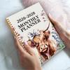 A Watercolor Monthly Planner For 2026-2028, Perfect As A Gift For Family And Friends To Help Plan Your Time And Schedule.