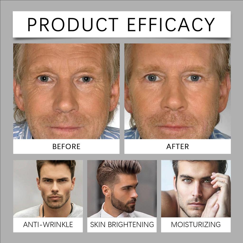 Men's -wrinkle Nourishing Cream Fades Fine Lines And Dry Lines Long-lasting Moisturizing Locks In Moisture Light Texture Non-sticky.