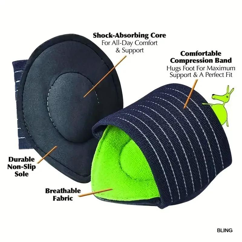 Elastic Arch Support Pads Flat Foot Protector Running Pad Orthopedic Insole for Shoes Men Women Foot Valgus Sports Shoe Inserts