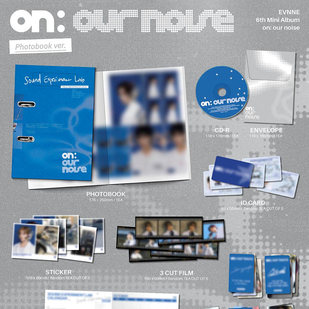 [VORBESTELLUNG] EVNNE - 6. Mini-Album [on our noise] (Fotobuch-Version.)
