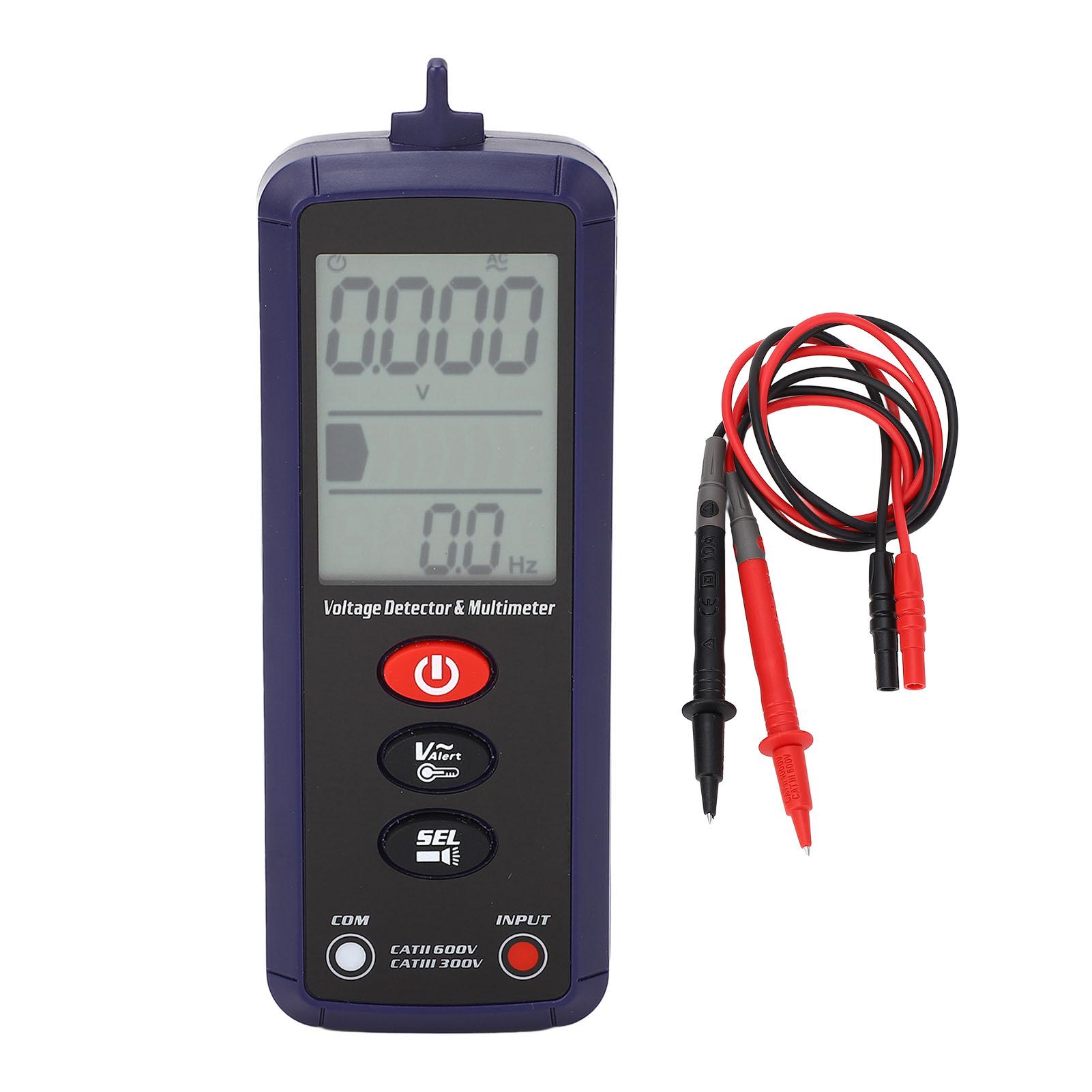 

Digital Multimeter NCV Voltage Meter with Flashlight Temperature Function for Voltage Polarity Resis
