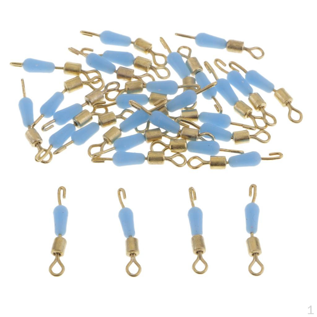 Набор рыболовных вертлюгов из 30 штук с легким креплением 30pcs-16mm