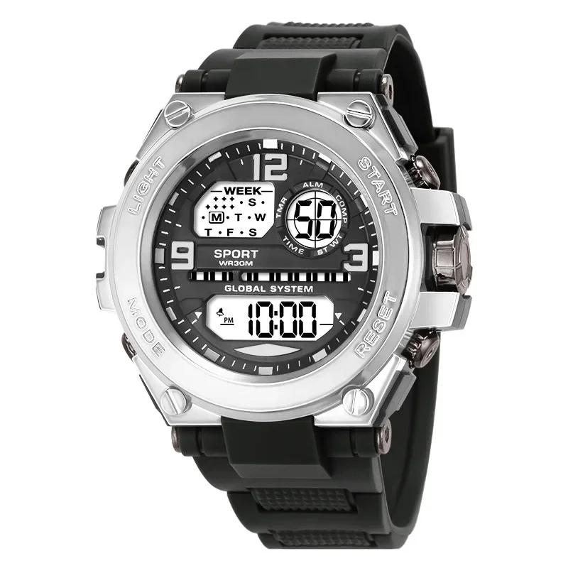 Men's Sports Watches 30M Waterproof Multifunction Clock Outdoor Military Digital Watch Smart Electronic Wristwatch for Man Kids