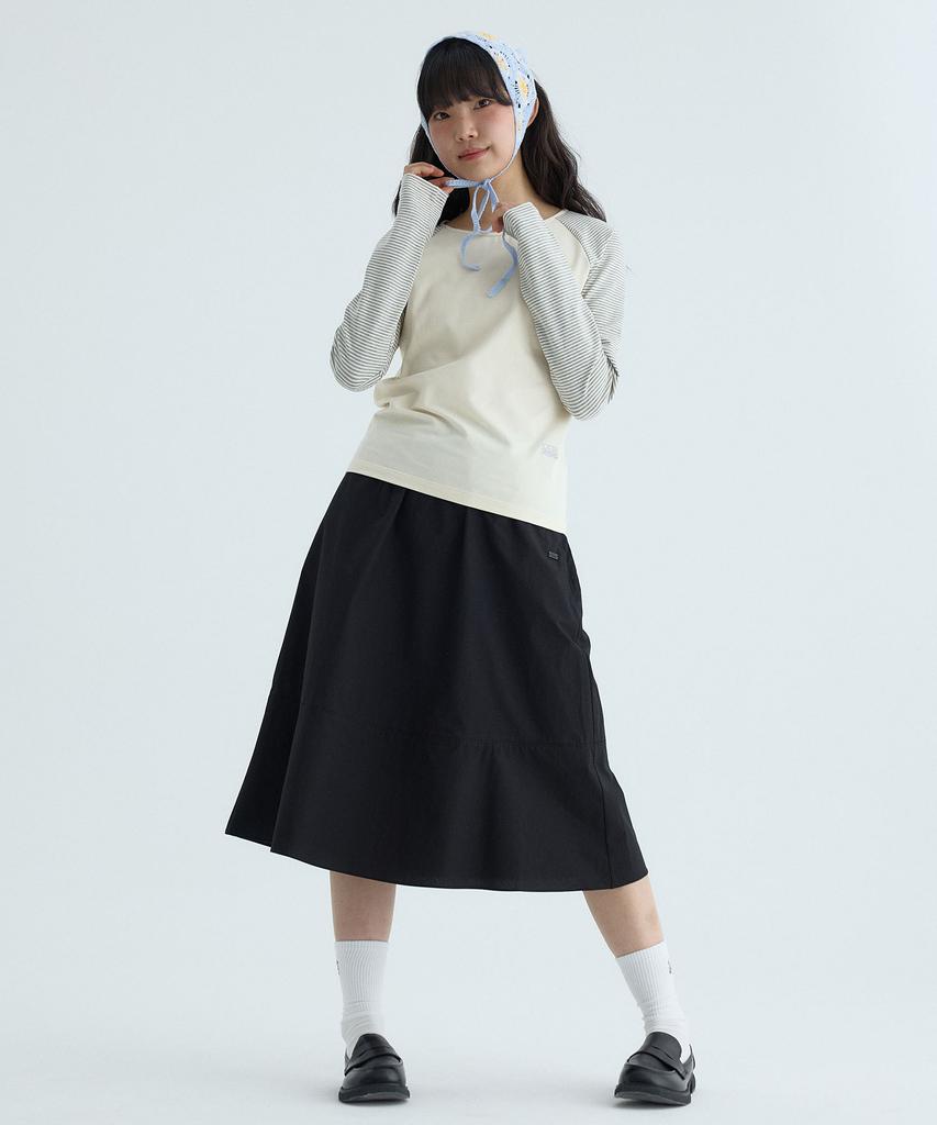Code Graphy (Women'S) Flare Skirt-Black