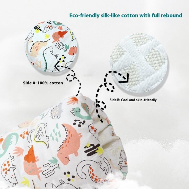 Reversible Baby Feeding Arm Pillow Breathable Cooling Side And Cosy Cotton Layer For Newborns Mother