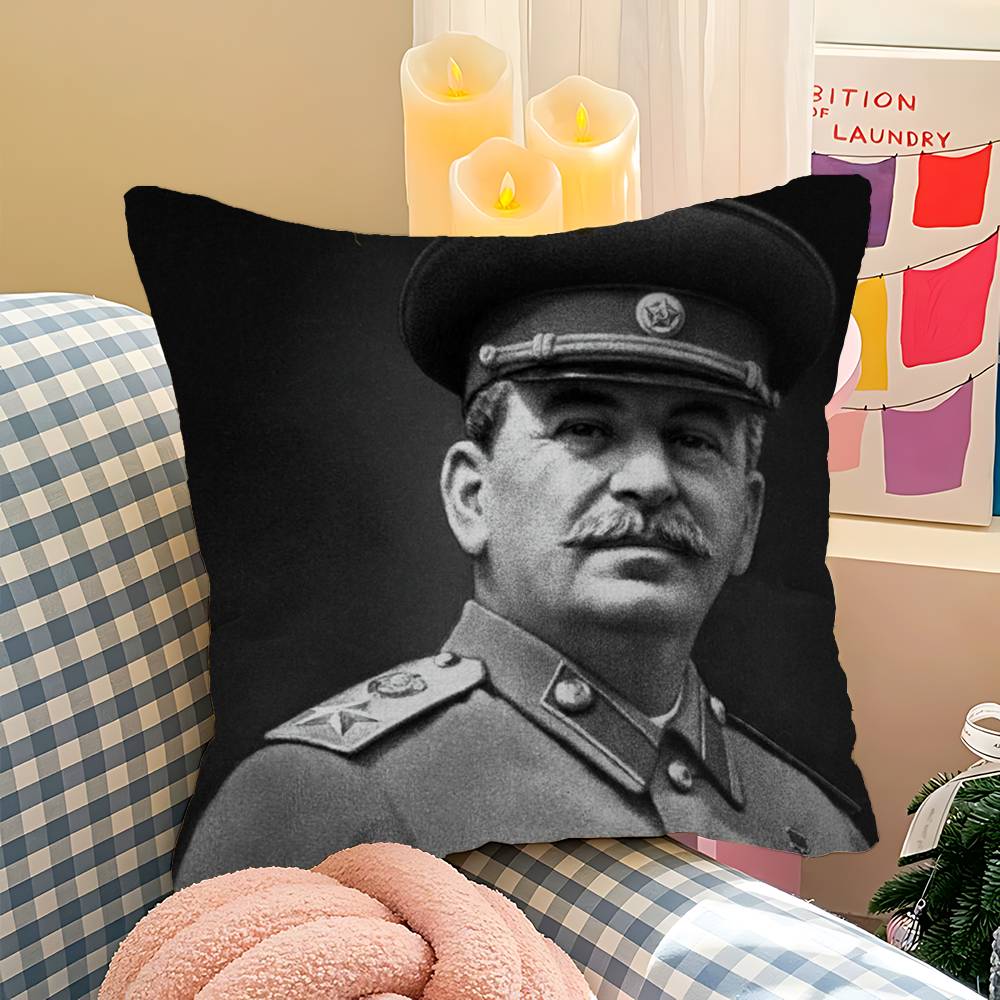 

Lenin Joseph Stalin Decorative Room Aesthetics Pillow Case Home Decor Bedroom Sofa Bed Couch Pillow Cover 45x45 26x26Inch