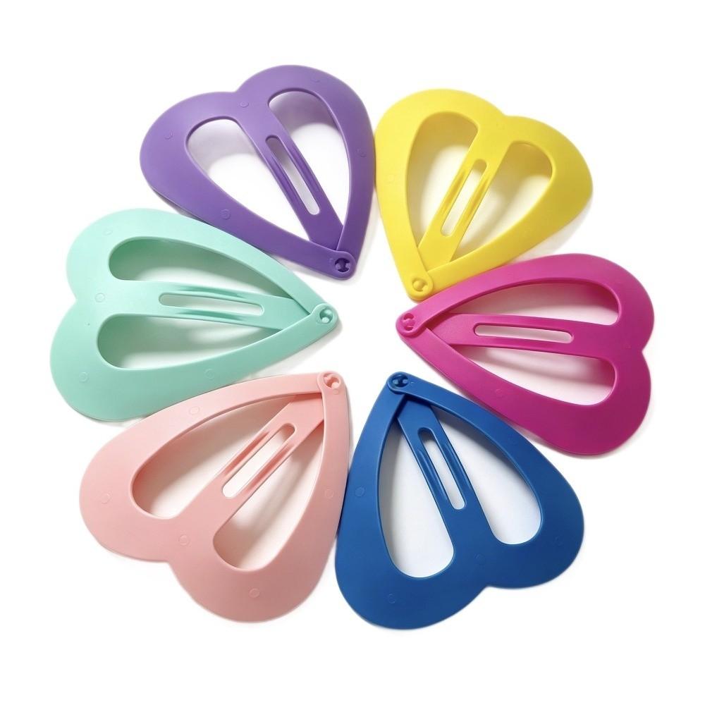 3pcs/set Funny Extra-large Hairpin Abstract Heart Barrettes Lolita Exaggerated Hair Clip  Party