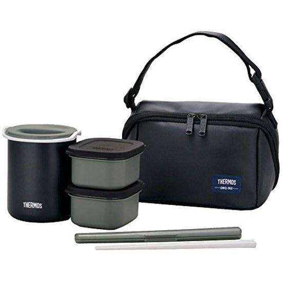 Thermos Insulated Lunch Box Approximately 0.8 Go Matte Black DBQ-362 MTBK