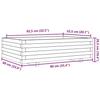 VidaXL Planter 90x60x26.5 Cm Solid Pine Wood, Outdoor Planter, Flower Box, Plant Box, Planter 847343
