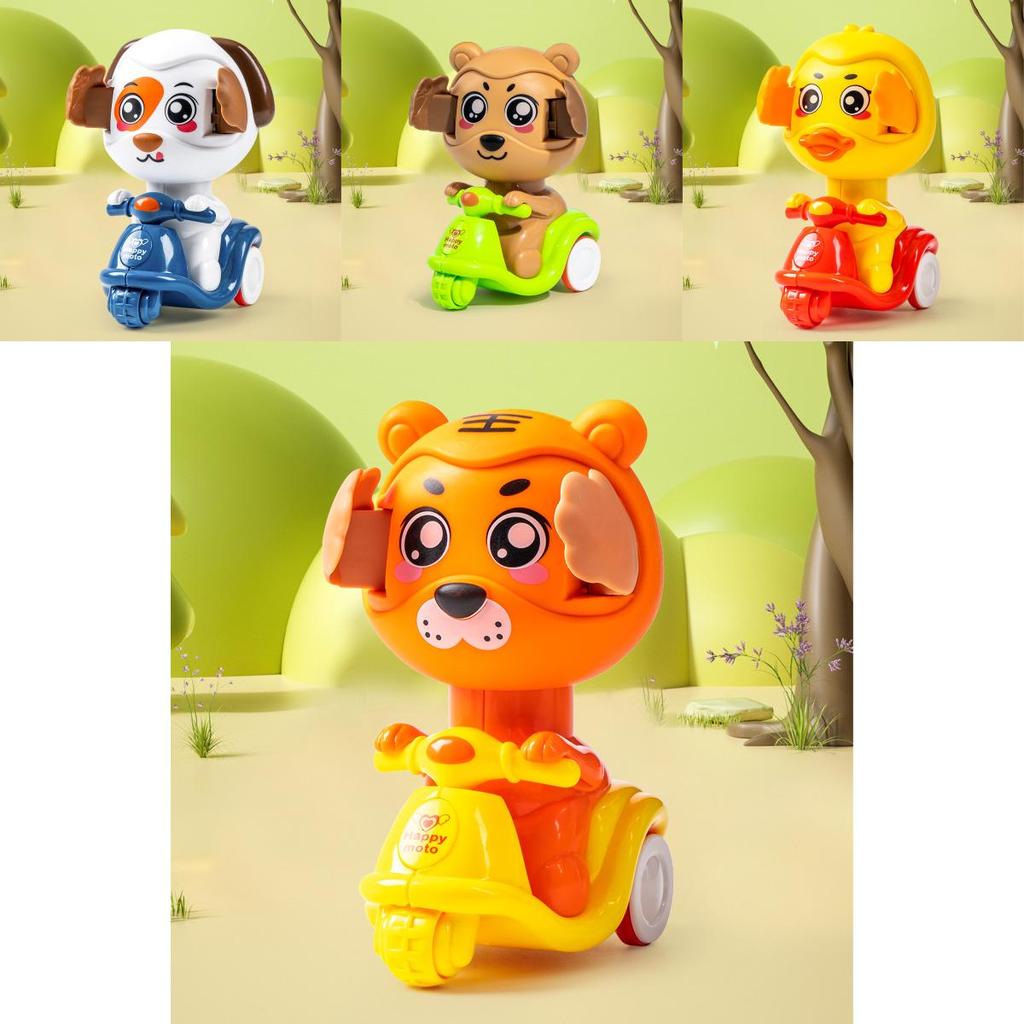Cartoon Bär Hund Tiger Ente Verstecken Katze Design Kinderspielzeugauto Für Kinder Geschenk Und Entwicklungsspiel