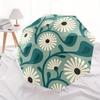1pc Floral Pattern Automatic Open/close Folding Compact Umbrella, 8-Rib Sturdy Canopy, Lightweight Portable, Everyday Use, Gift, Outdoor Umbrella, Tra