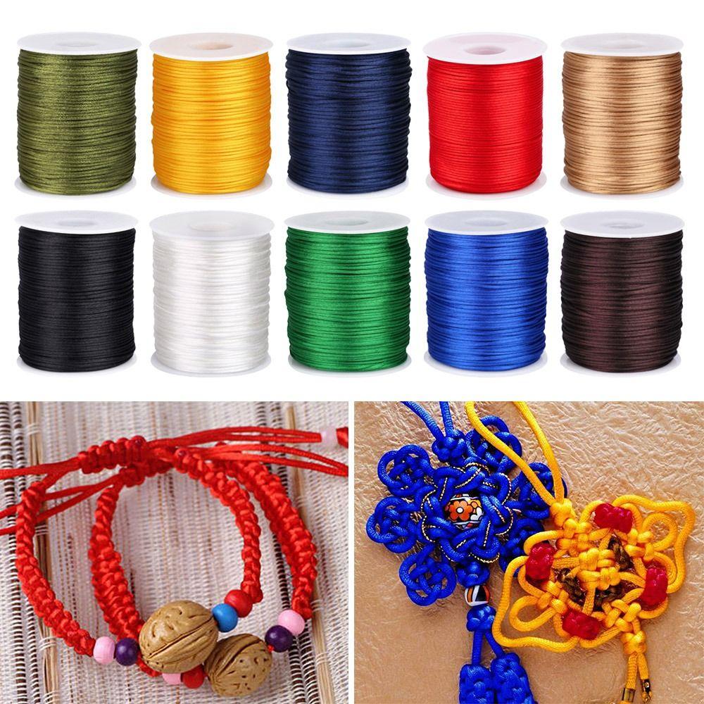 1.5mm Satin Cord 100M Color Ropes New Crafts Rope