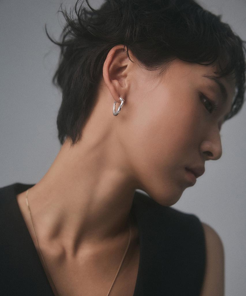 Hustad 232 Hoop Earring _ 925 Silver Earrings